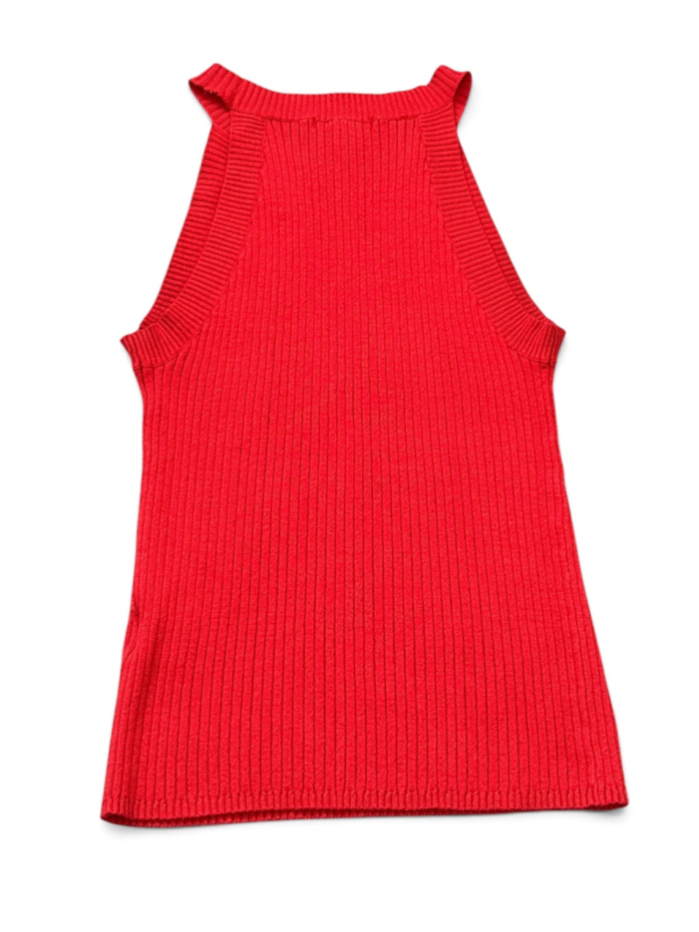 Bar III Ribbed Knit Tank Top Red Size L - Picture 4 of 6